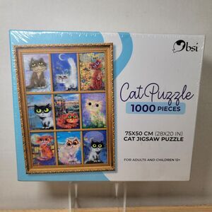 bsi Cat Jigsaw Puzzle 1000 Pieces (28" X 20") NEW / SEALED